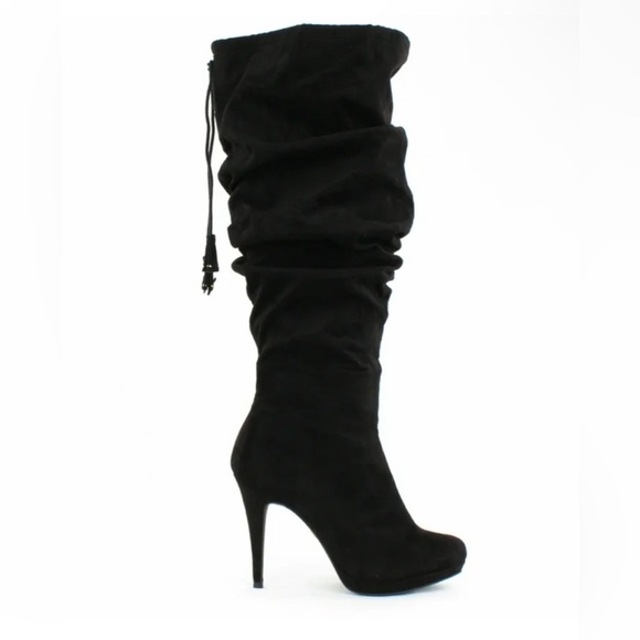 Thalia Sodi Black Over the Knee Boots - Picture 3 of 5
